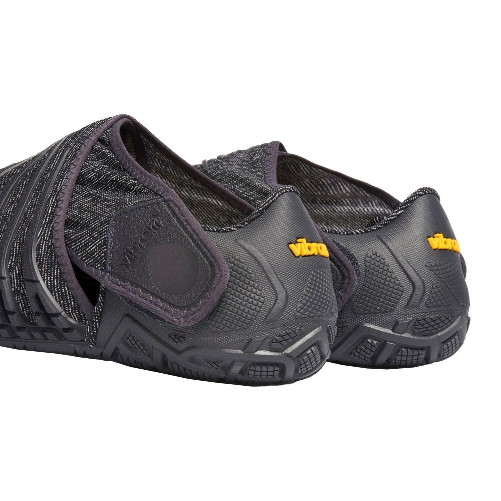 Vibram Furoshiki Womens Low - Shoes Black - PXQ809327